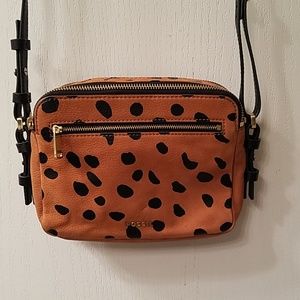 Fossil Animal Print Crossbody